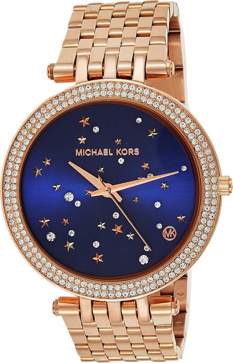 michael kors watch bnd lins dark blue